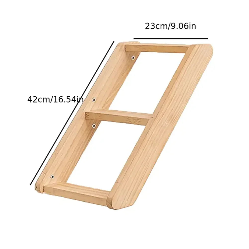 Wall-Mounted Cat Climbing Shelves – Wooden Cat Tree & Playground (Multiple Modules)