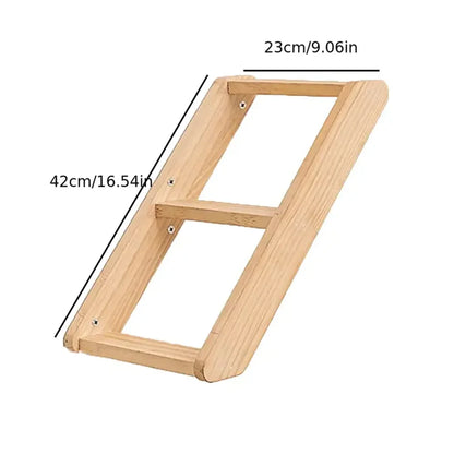 Wall-Mounted Cat Climbing Shelves – Wooden Cat Tree & Playground (Multiple Modules)