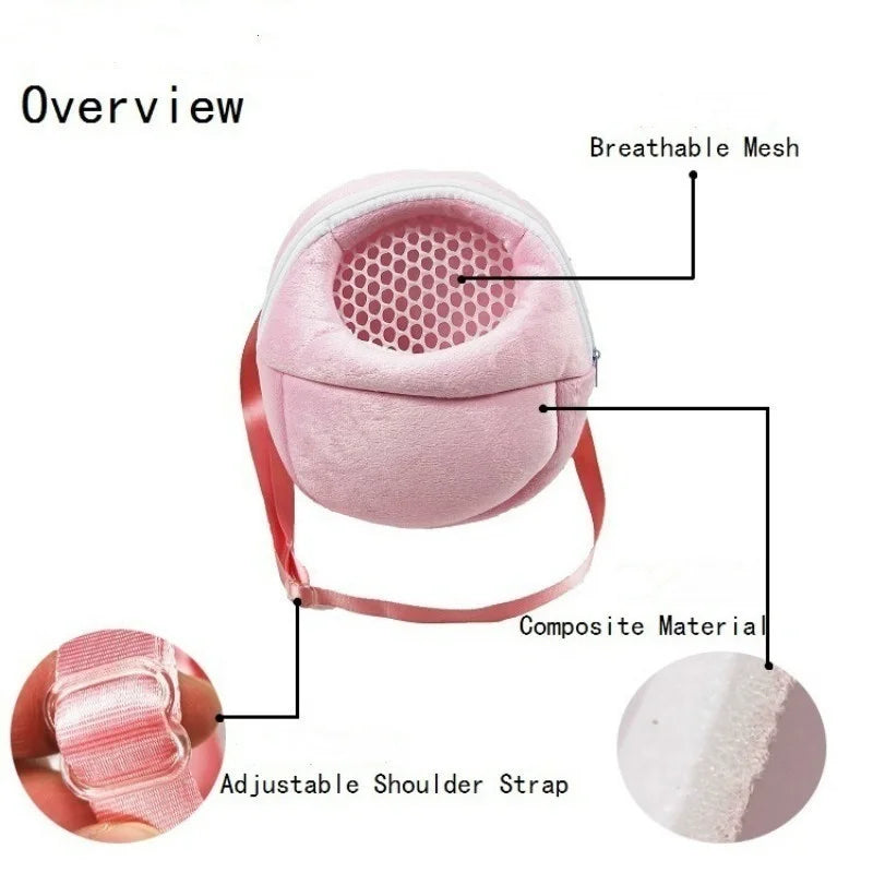 soft warm pet carrier bag with mesh ventilation