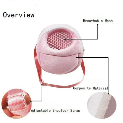 soft warm pet carrier bag with mesh ventilation
