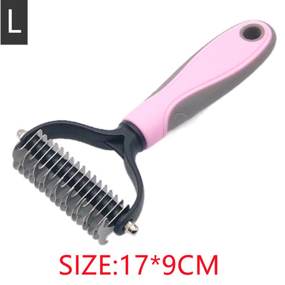Pet Hair Removal Comb – Professional Dog & Cat Grooming Brush
