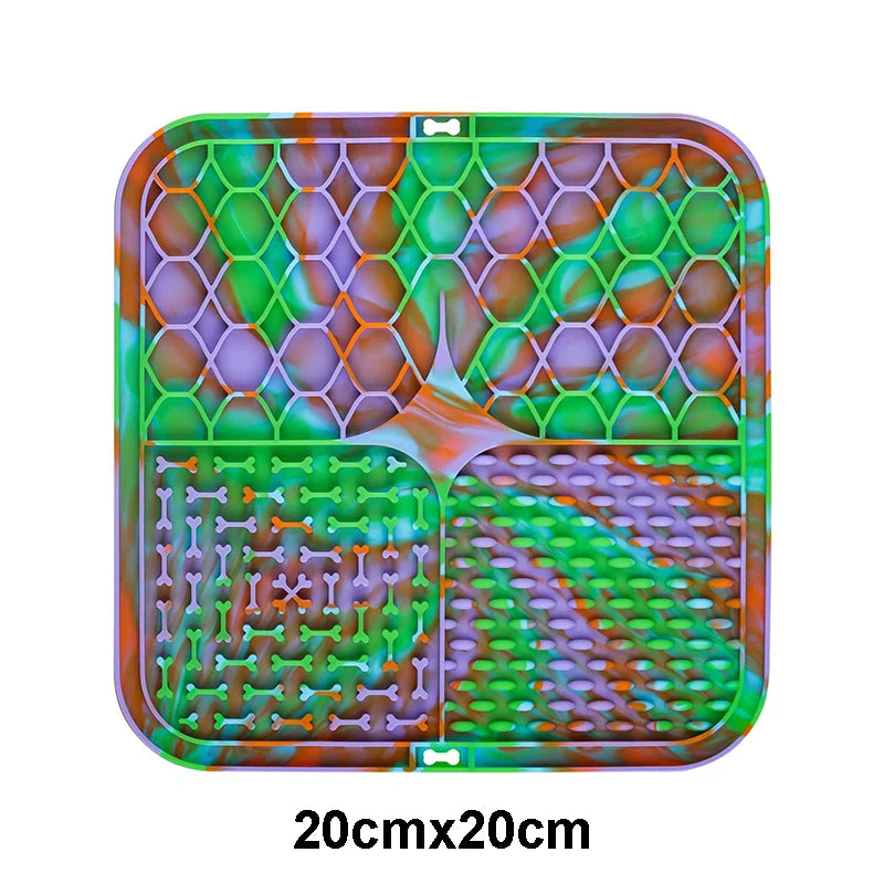 Pet Lick Silicone Mat – Slow Feeder for Dogs