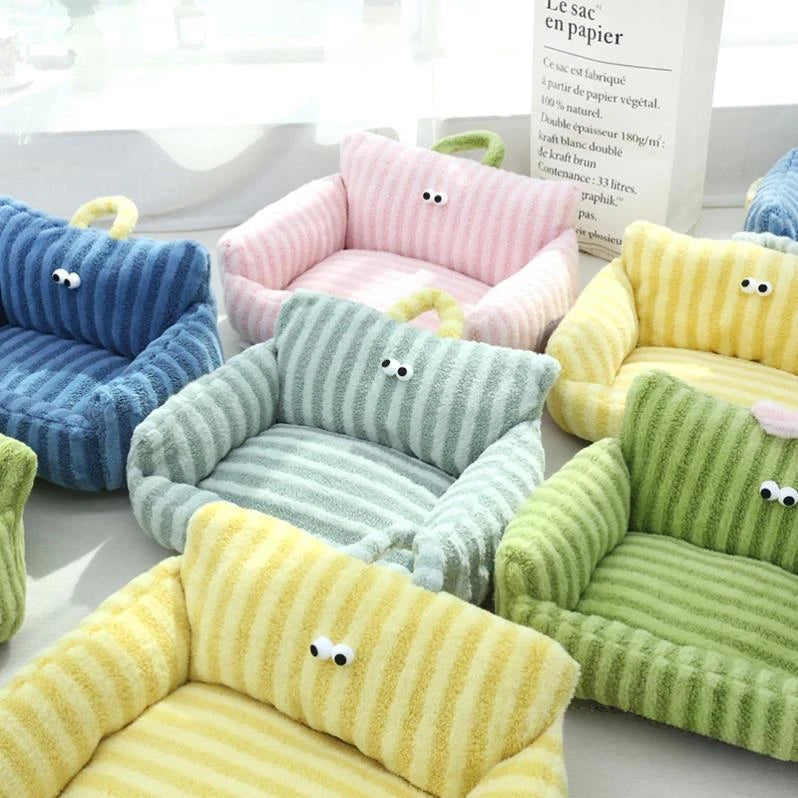 plush pet sofa bed cozy kennel dogs cats