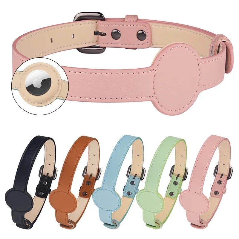 Apple AirTag Pet Collar – Waterproof Anti-Lost Tracker Holder