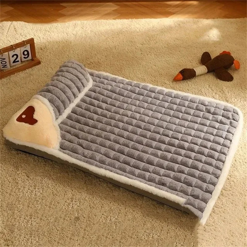 Winter Warm Dog Bed – Luxury Sofa Mat for Small & Medium Pets