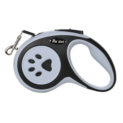 Dog Paw Design Retractable Leash 3m/5m – Durable Nylon