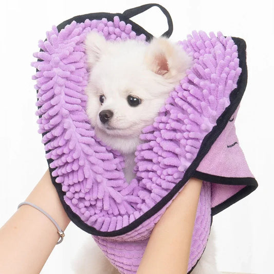 Super Absorbent Pet Bath Towel – Quick-Dry Grooming Towel for Dogs & Cats, Large Size
