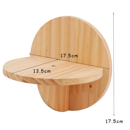 Wall-Mounted Cat Climbing Shelves – Wooden Cat Tree & Playground (Multiple Modules)