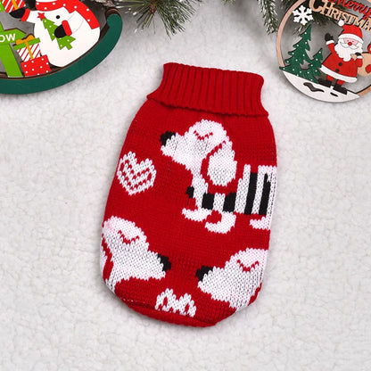 Christmas Dog Sweater – Winter Knitwear