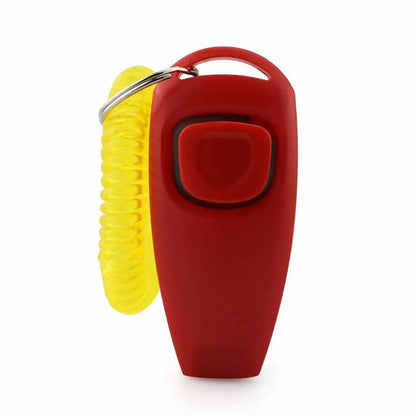 2 in 1 Pet Training Clicker with Whistle – Dog Training Assistant Tool
