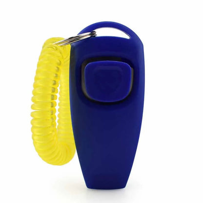 2 in 1 Pet Training Clicker with Whistle – Dog Training Assistant Tool