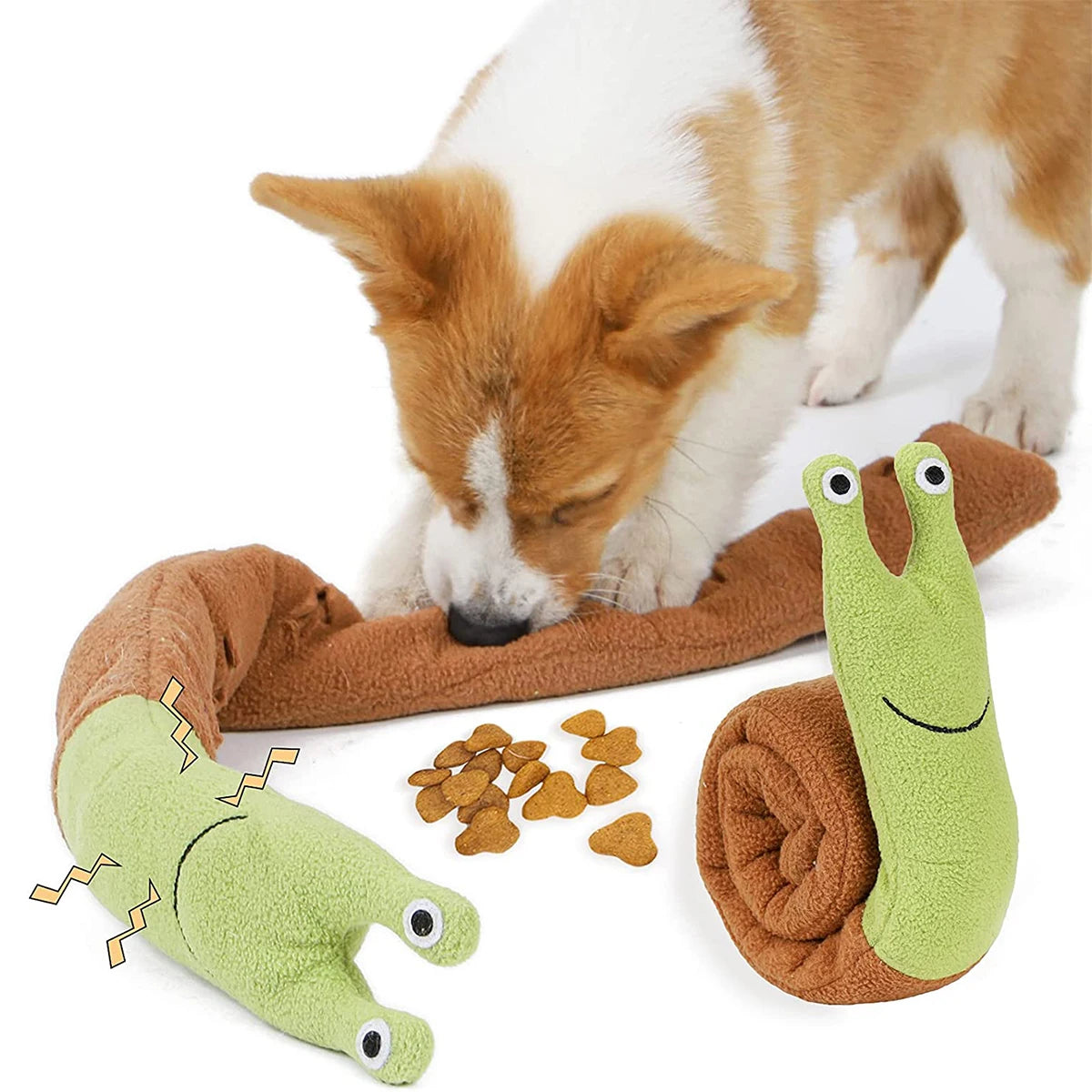 dog snuffle toy snail interactive foraging
