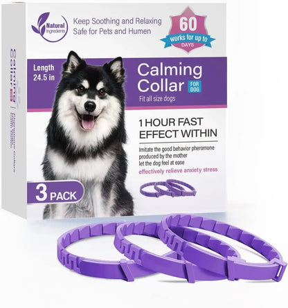 Pet Calming Collar – Anti-Anxiety Pheromone for Cats & Dogs
