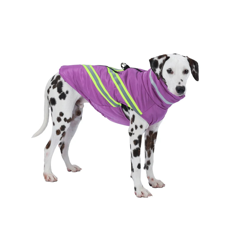 Winter Waterproof Dog Jacket – Warm Reflective Coat for Small & Large Dogs