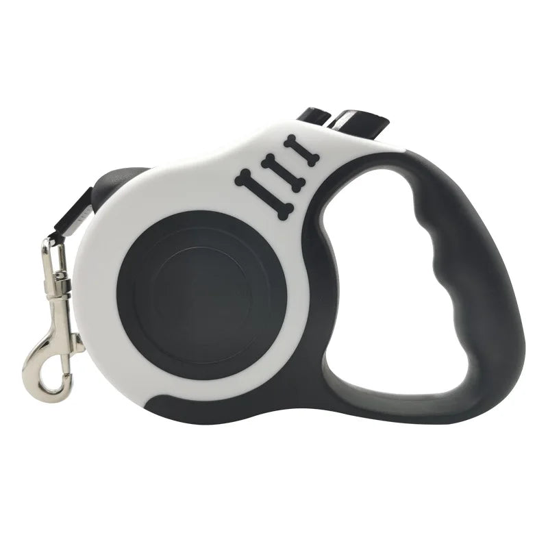 Retractable Dog Leash 3m/5m – Durable Nylon for Small Pets
