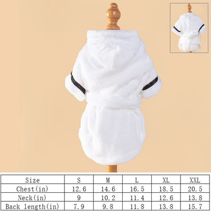 Pet Pajamas for Cats & Dogs – Soft Warm Nightgown Outfit