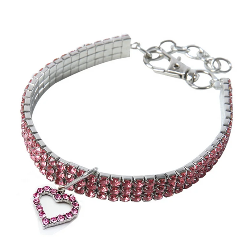 Rhinestone Dog Collar – Crystal Bling Pet Necklace
