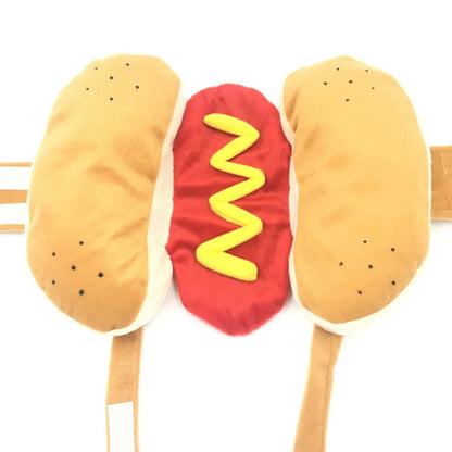 Funny Hot Dog Costume for Dogs – Adjustable & Comfortable