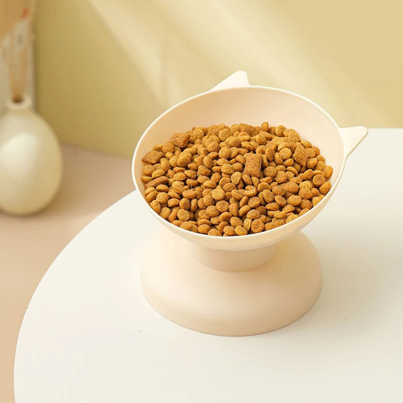 Durable 45-degree tilted bowl for cats and puppies