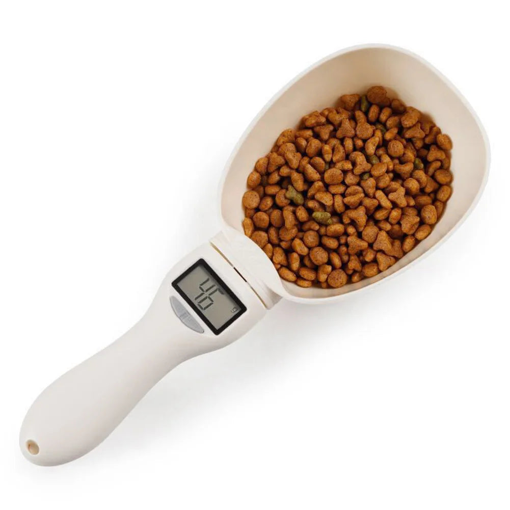 Pet Food Measuring Spoon – LCD Digital Scale for Dogs & Cats