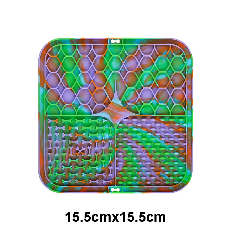 Pet Lick Silicone Mat – Slow Feeder for Dogs