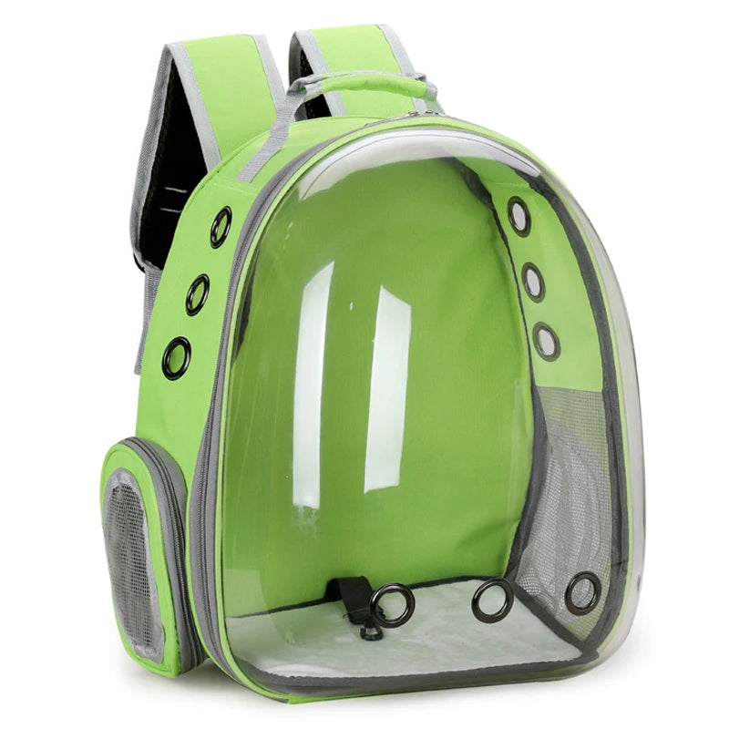 Pet Carrier Backpack – Transparent Space Capsule for Cats & Dogs