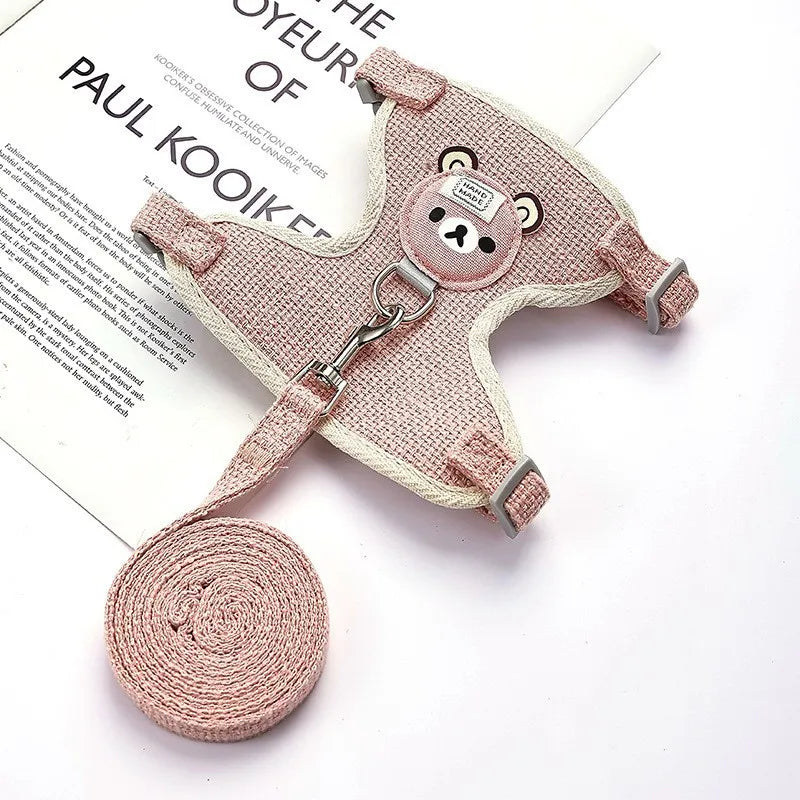 Rabbit Harness & Leash Set – Adjustable Bunny Vest