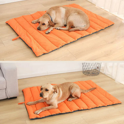 Portable Waterproof Pet Mat for Dogs – Foldable Travel Dog Bed with Handle, Easy to Carry & Clean