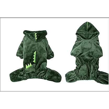 Pet Dinosaur Costume – Warm Winter Outfit